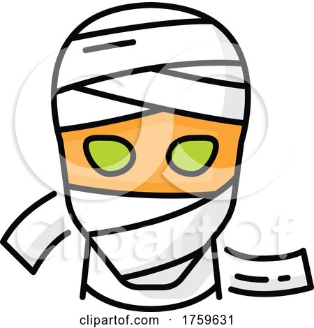Mummy Halloween Icon by Vector Tradition SM