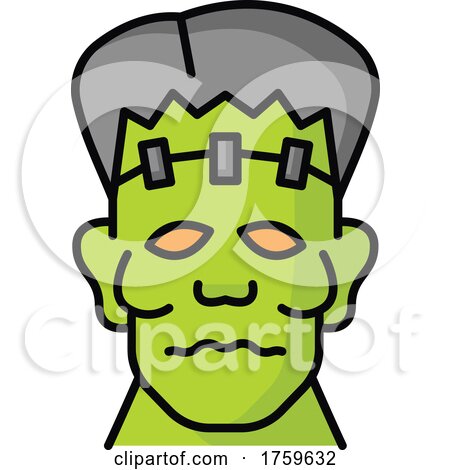Frankenstein Halloween Icon by Vector Tradition SM