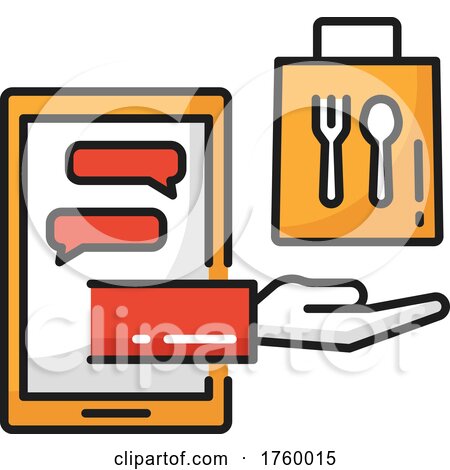Restaurant Take out Icon by Vector Tradition SM
