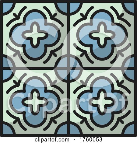 Azulejo Tiles Icon by Vector Tradition SM