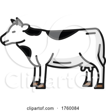Cow Icon by Vector Tradition SM