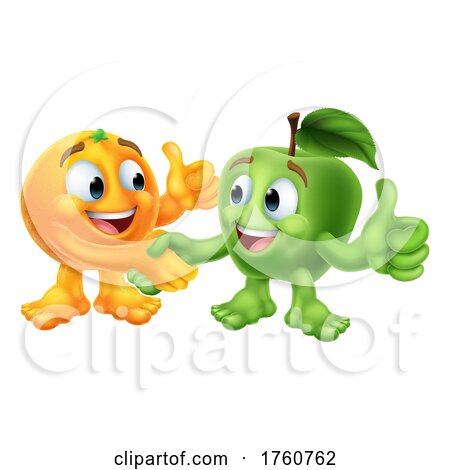 Compare Apples and Oranges Contrast Conceptual by AtStockIllustration