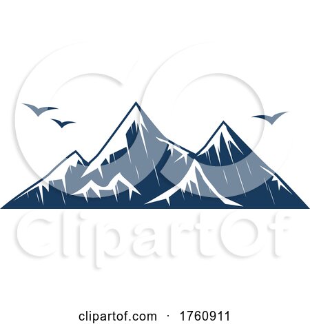 Mountains and Birds by Vector Tradition SM
