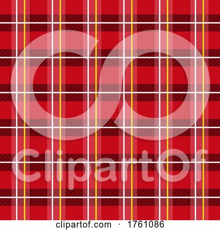 Christmas Plaid Style Pattern 0211 by KJ Pargeter