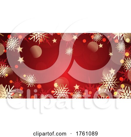 Christmas Snowflakes Banner Design by KJ Pargeter
