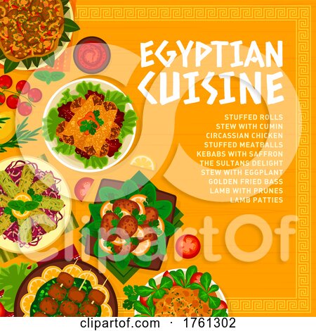Egyptian Cuisine by Vector Tradition SM