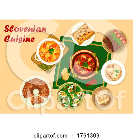 Slovenian Cuisine by Vector Tradition SM