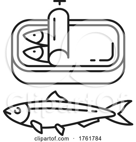 Sardine Icon by Vector Tradition SM