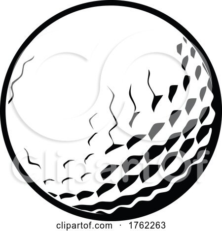 Black and White Golf Design by Vector Tradition SM