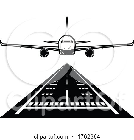 Airplane Landing by Vector Tradition SM