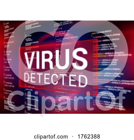 Computer Virus Background by Vector Tradition SM