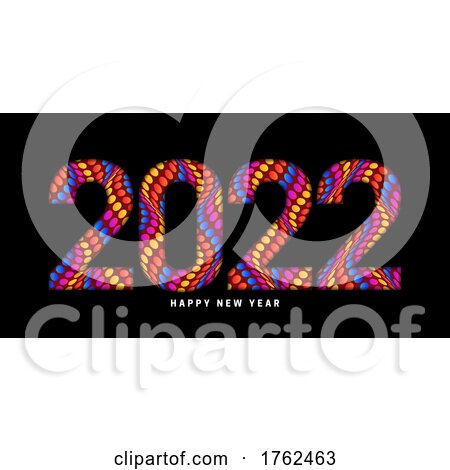 Colourful Happy New Year Banner Design by KJ Pargeter