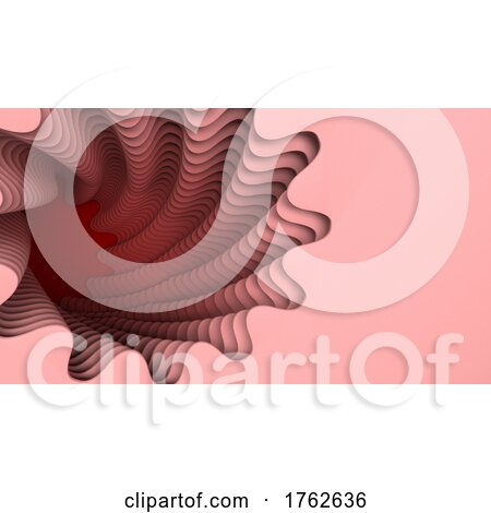 Abstract Background with Paper Cut Shapes by KJ Pargeter