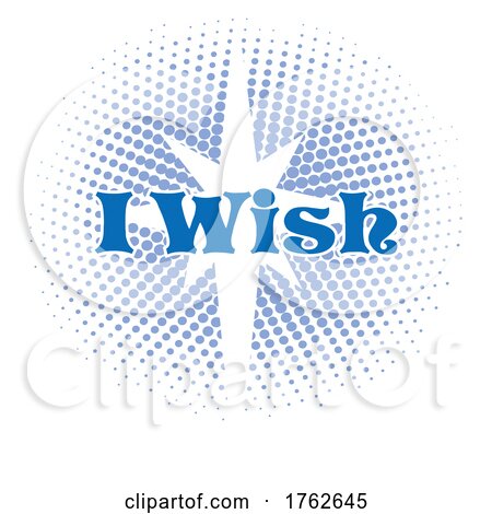 Star with I Wish Text by Johnny Sajem