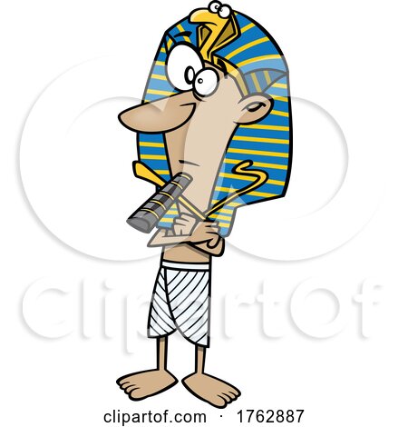 Cartoon Ancient Egyptian Pharaoh Ramesses II by toonaday