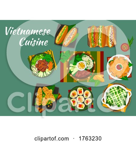 Vietnamese Cuisine by Vector Tradition SM