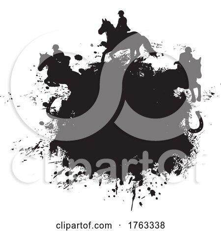 Grunge Horse Design by Vector Tradition SM