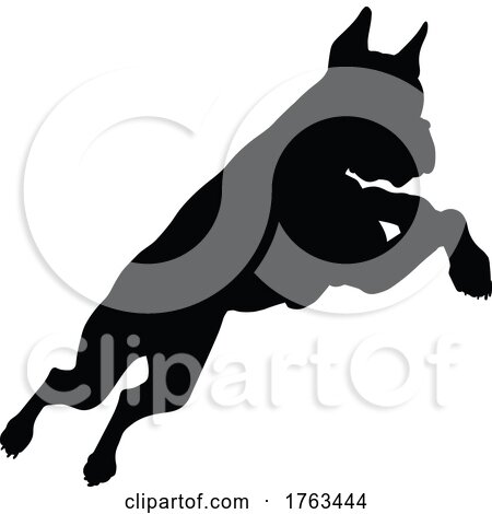 Dog Silhouette Pet Animal by AtStockIllustration