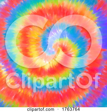 Hand Painted Tie Dye Background 1312 by KJ Pargeter
