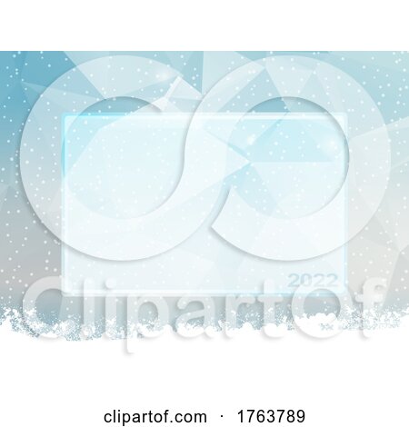 Ice and Snow Copy Space Background 2022 by elaineitalia