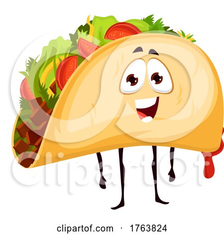 Taco Mascot by Vector Tradition SM