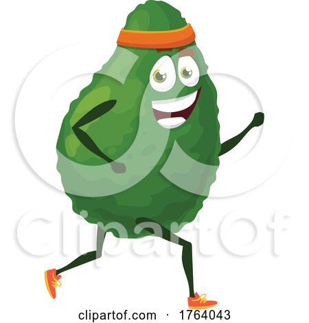 Avocado Mascot by Vector Tradition SM