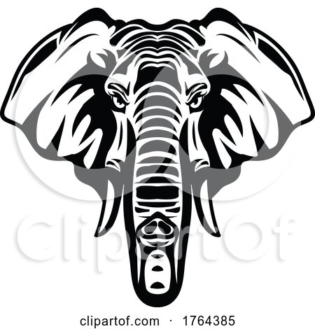 Elephant Mascot by Vector Tradition SM