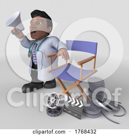 3D Cartoon Doctor Character by KJ Pargeter