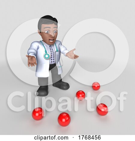 3D Cartoon Doctor Character by KJ Pargeter