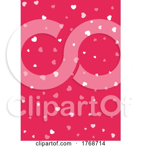 Hearts Background for Valentines Day by KJ Pargeter