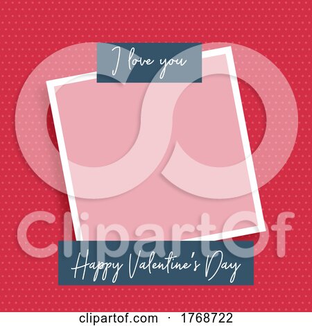 Valentines Day Background with Space for Image by KJ Pargeter