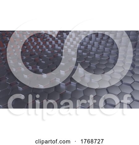Luxury Hexagonal Abstract Background by KJ Pargeter