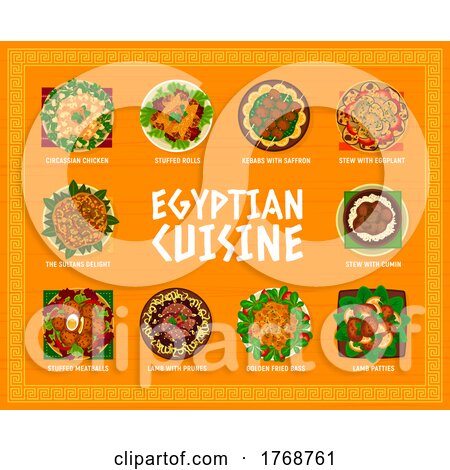 Egyptian Cuisine by Vector Tradition SM