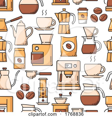 Coffee Pattern by Vector Tradition SM