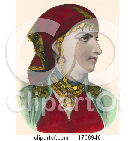 Historical Portrait of an Egyptian Lady by JVPD