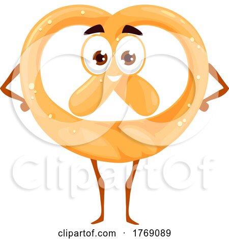 Soft Pretzel Character by Vector Tradition SM