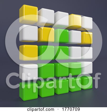 Word Puzzle Cube Background by KJ Pargeter