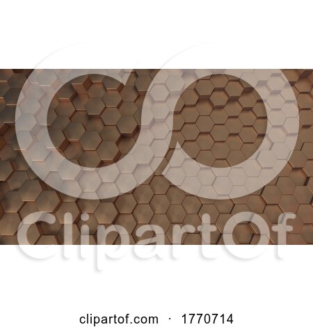 Luxury Hexagonal Abstract Background by KJ Pargeter