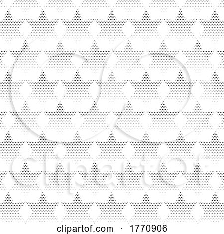 Starry Pointillism Pattern Background 0402 by KJ Pargeter
