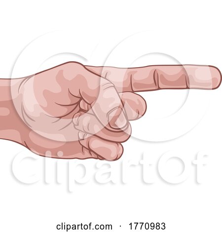 person pointing at you clipart
