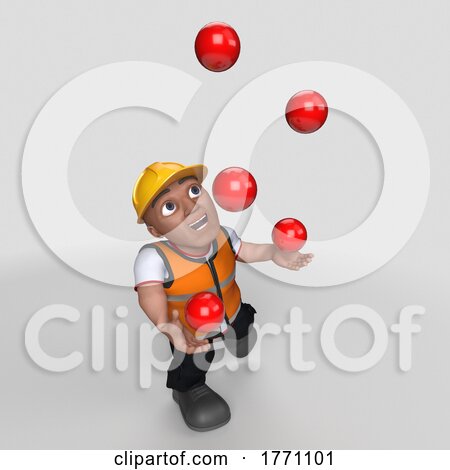 3D Cartoon Builder Character by KJ Pargeter