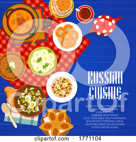 Russian Cuisine by Vector Tradition SM