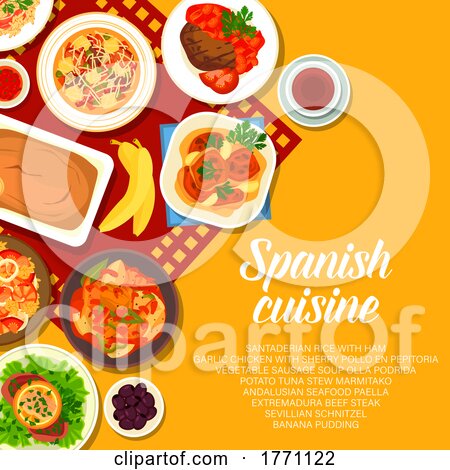 Spanish Cuisine by Vector Tradition SM
