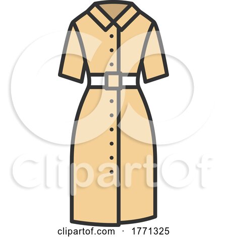 Shirt Dress Icon by Vector Tradition SM