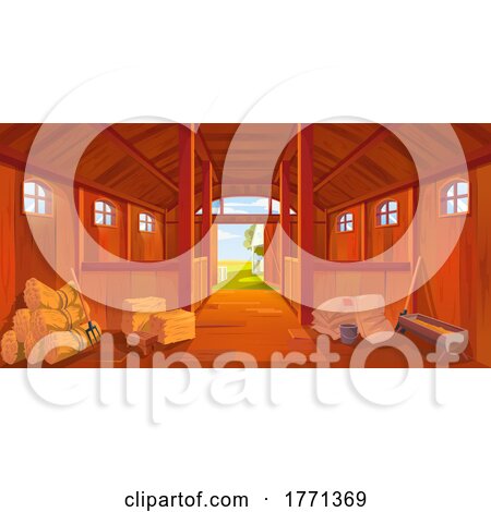 Barn Interior by Vector Tradition SM