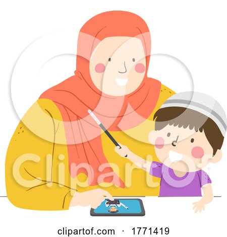 Boy Mom Muslim Watch Online Magician Illustration by BNP Design Studio