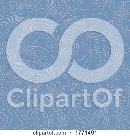 Abstract Topographic Map Background by KJ Pargeter