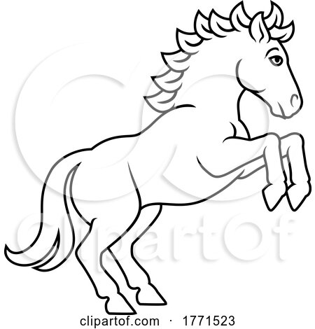 Horse Chinese Zodiac Horoscope Animal Year Sign by AtStockIllustration