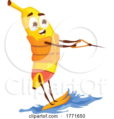 Banana Water Skiing by Vector Tradition SM