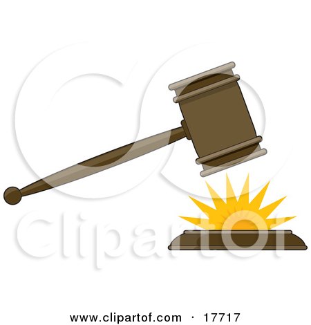 Judge's Gavel by Maria Bell